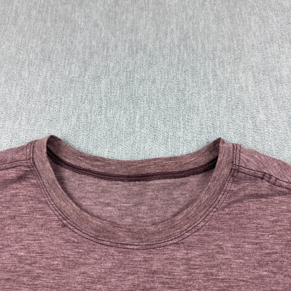 Lululemon Shirt Mens Small Red Fresh Move Metal Vent Tech Stretch Performance - Picture 3 of 9